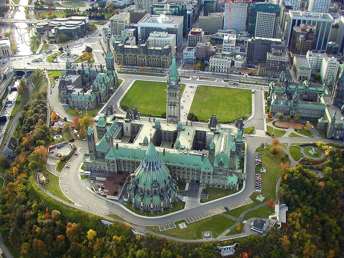 Parliament Hill in Ottawa, seat of Canada’s federal government and an iconic national landmark.