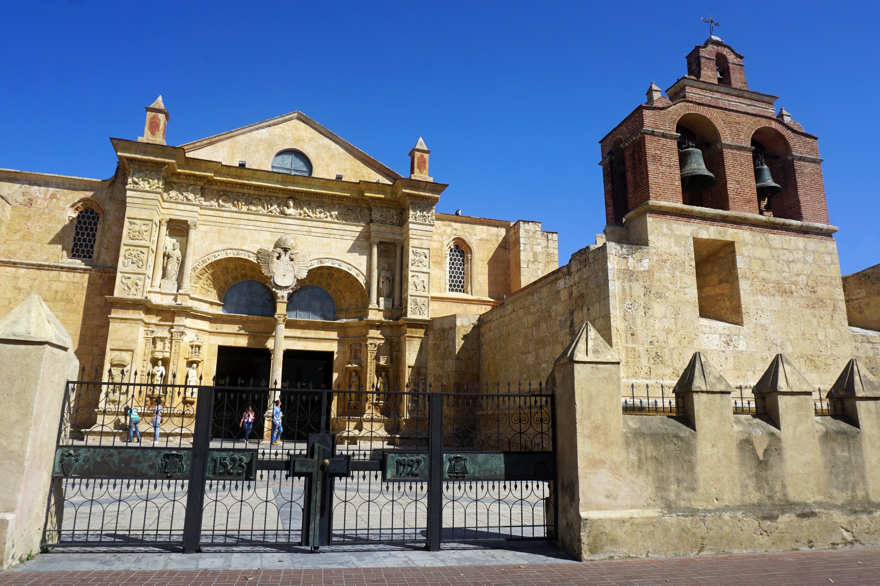 Basilica Cathedral of Santa María la Menor in Santo Domingo, the oldest cathedral in the Americas and a UNESCO World Heritage Site in the Colonial City.