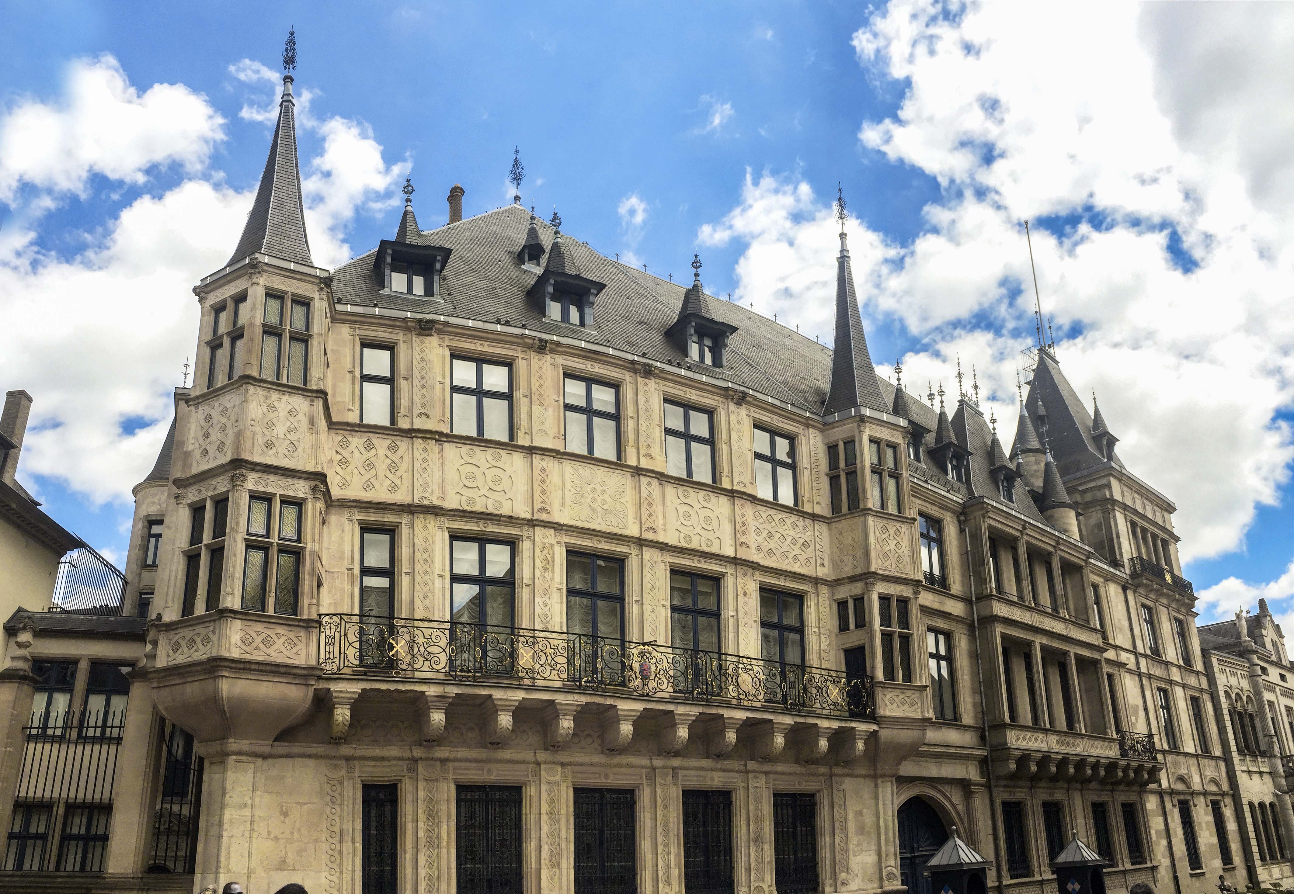 The Grand Ducal Palace in Luxembourg City, official residence of the Grand Duke. A key landmark and symbol of Luxembourg’s monarchy and history.