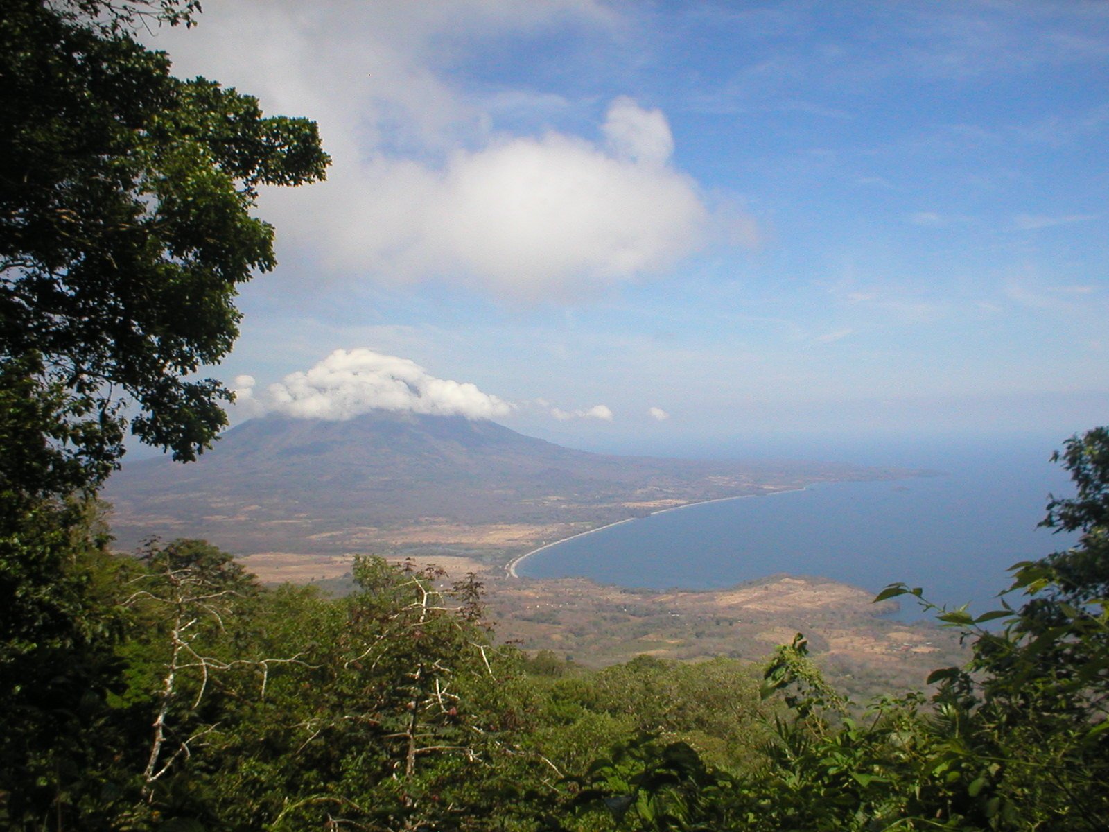 Volcán Concepción on Ometepe Island, an iconic Nicaraguan volcano rising from Lake Nicaragua.