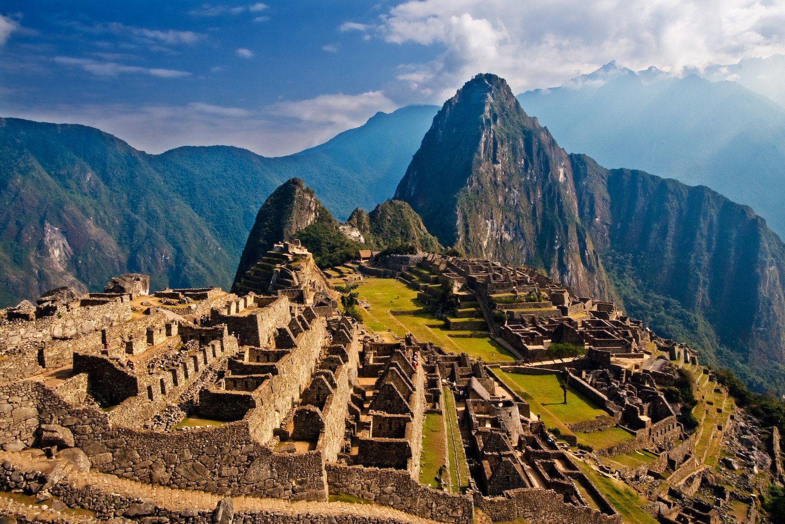 Machu Picchu, the iconic 15th-century Inca citadel in the Andes and a UNESCO World Heritage Site.