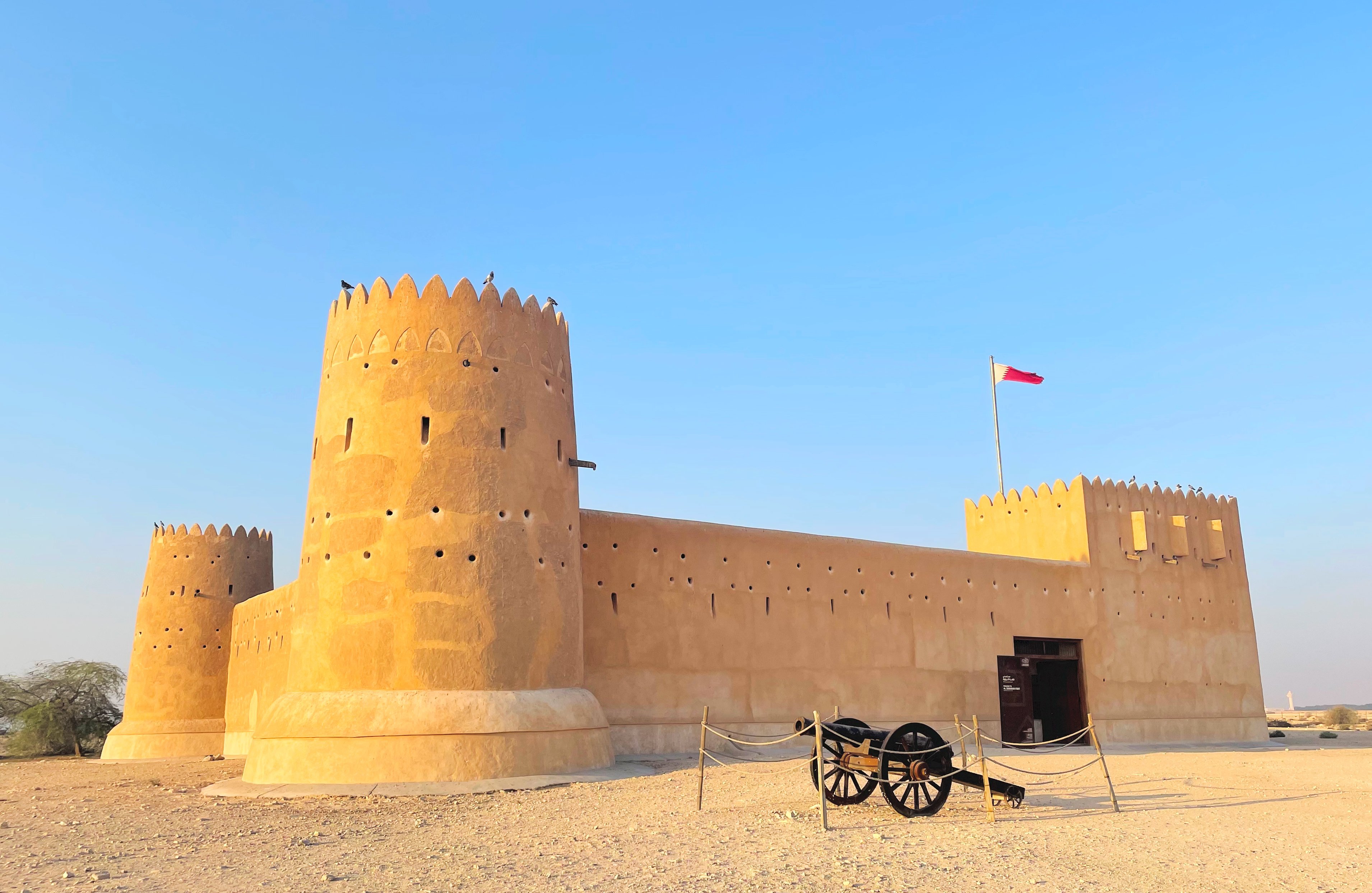 Al Zubarah Fort, part of the UNESCO-listed Al Zubarah Archaeological Site in Qatar, is a restored 20th-century desert fort and a symbol of the country’s heritage.