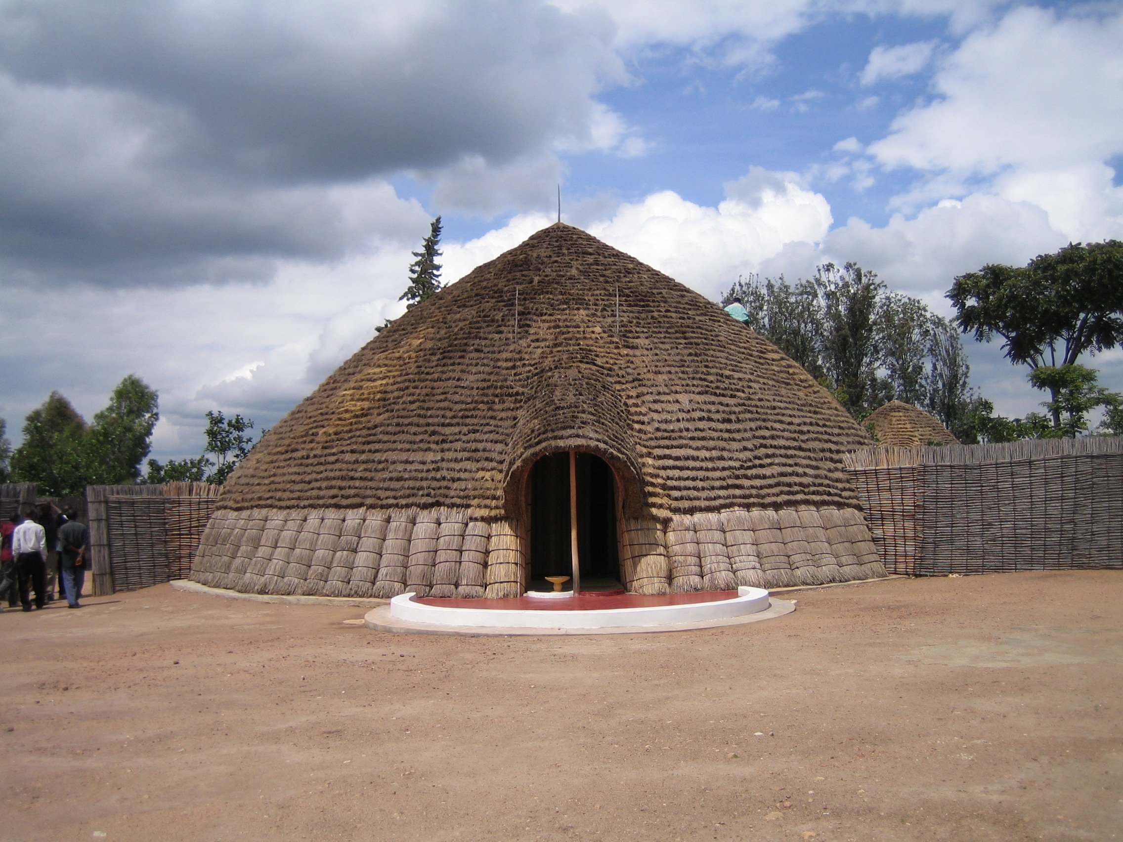 The reconstructed King’s Palace at Nyanza (Rukari), former royal residence of the Rwandan monarchy and a key cultural heritage site.