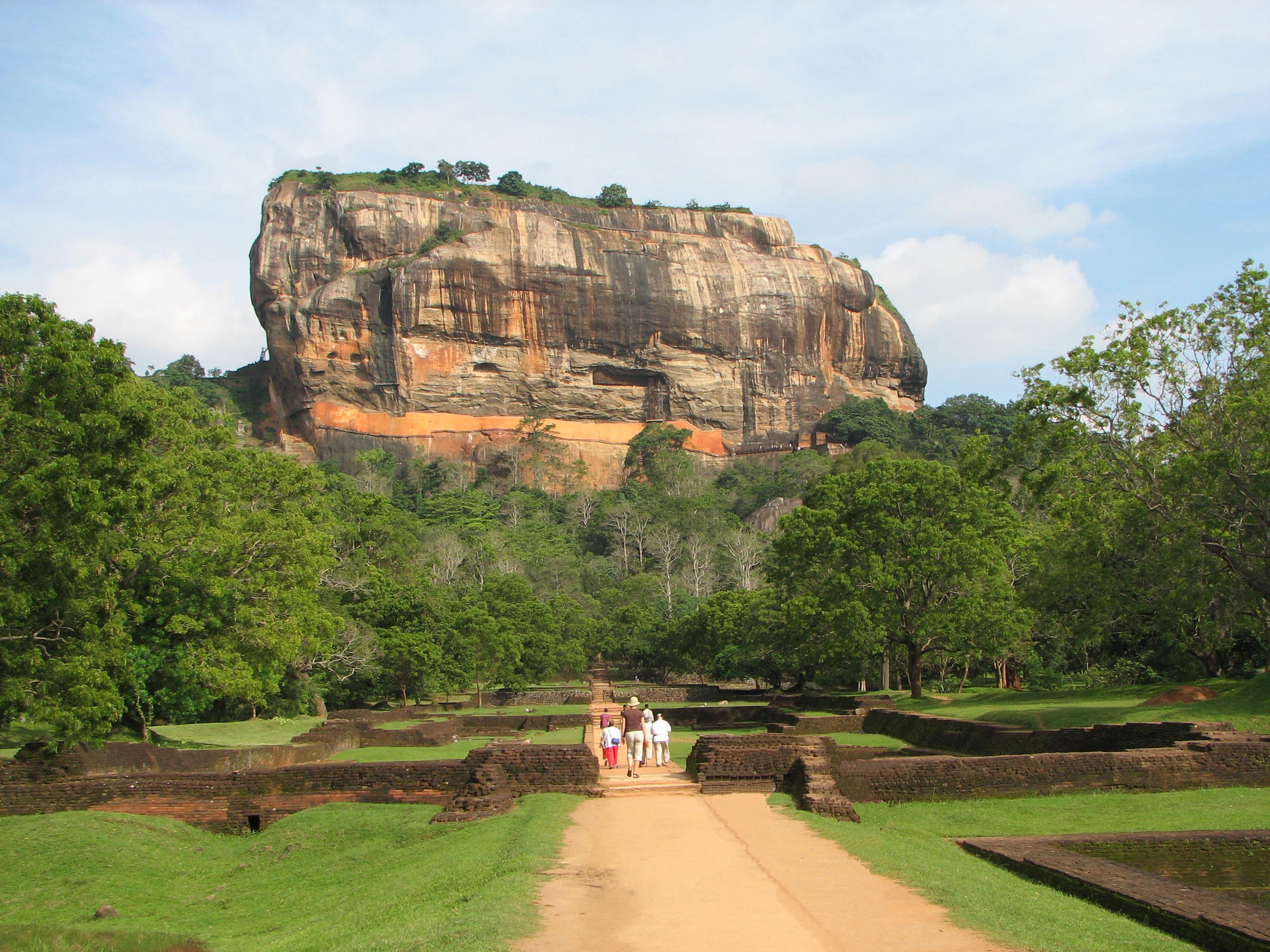 Sigiriya, the ancient rock fortress and UNESCO World Heritage site in central Sri Lanka, famed for its palace ruins and frescoes.